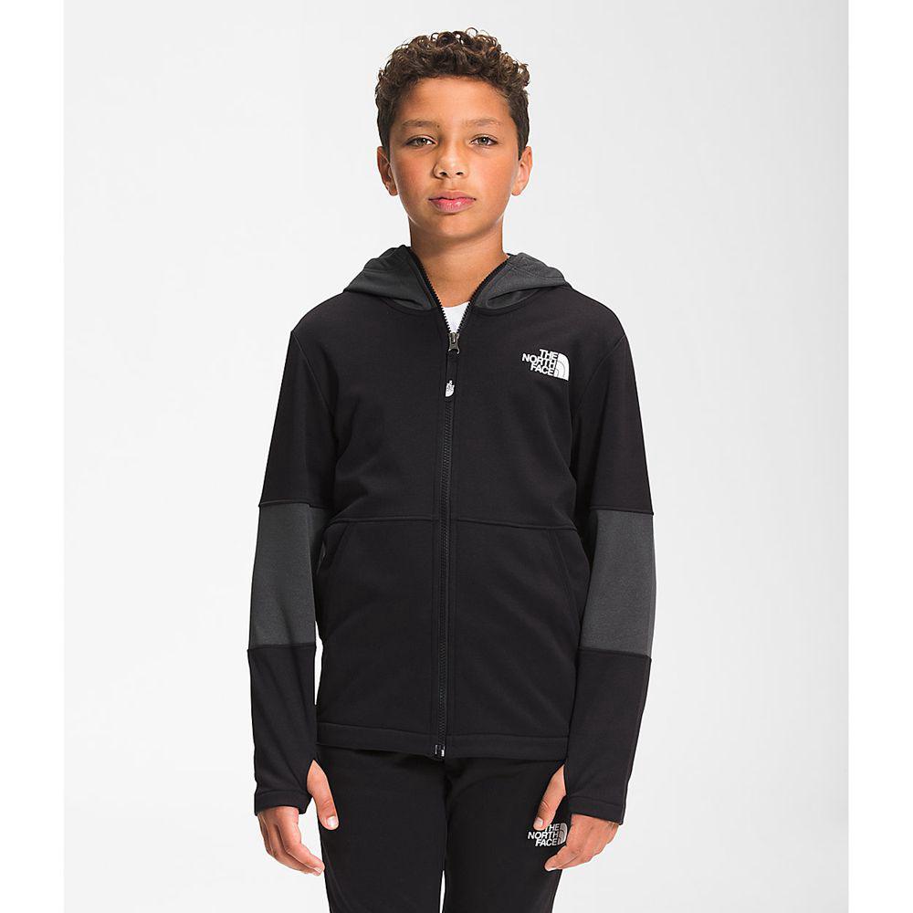 The North Face Winter Warm Full Zip Αγόρια Φούτερ Hoodie - Μαυρα (BFWZ15906)